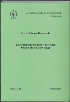 Konkurencyjność portów morskich basenu Morza Bałtyckiego