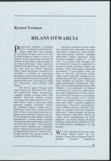 Bilans otwarcia