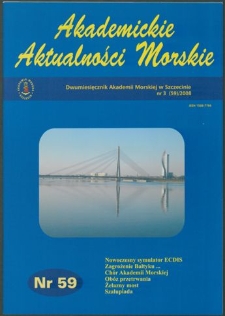 Akademickie Aktualności Morskie : Dwumiesięcznik Akademii Morskiej w Szczecinie. 2008, nr 3 (59)