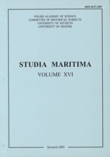 Studia Maritima. 2003, Vol. 16