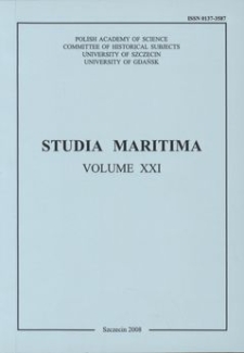 Studia Maritima. 2008, Vol. 21