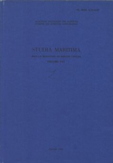 Studia Maritima. 1990, Vol. 8