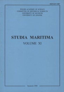 Studia Maritima. 1998, Vol. 11