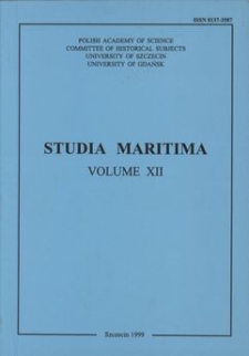 Studia Maritima. 1999, Vol. 12
