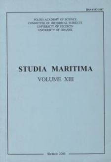 Studia Maritima. 2000, Vol. 13