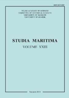 Studia Maritima. 2010, Vol. 23
