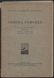 Obrona Pomorza : praca zbiorowa