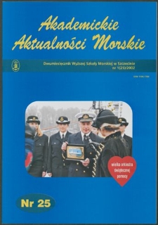 Akademickie Aktualności Morskie : Dwumiesięcznik Wyższej Szkoły Morskiej w Szczecinie. 2002, nr 1 (25)
