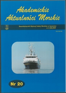 Akademickie Aktualności Morskie : Dwumiesięcznik Wyższej Szkoły Morskiej w Szczecinie. 2001, nr 2(20)