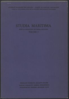 Studia Maritima. 1978, Vol. 1