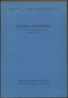 Studia Maritima. 1980, Vol. 2