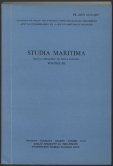 Studia Maritima. 1981, Vol. 3