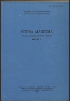 Studia Maritima. 1987, Vol. 6