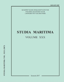 Studia Maritima. 2017, Vol. 30