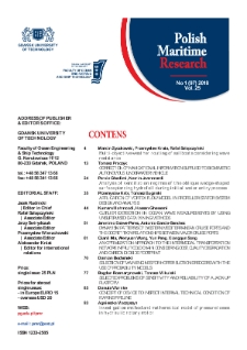 Polish Maritime Research. No 1(97) 2018