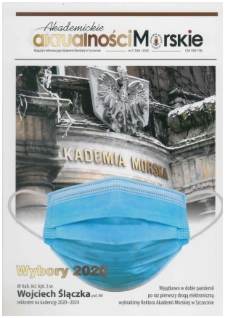 Akademickie Aktualności Morskie. Akademia Morska w Szczecinie. 2020, nr 2 (106)