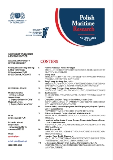 Polish Maritime Research. No 1(105) 2020