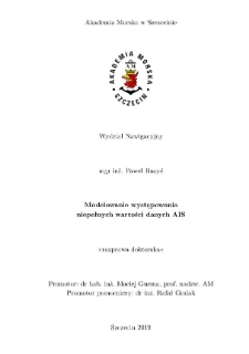 Modelowanie występowania niepełnych wartości danych AIS