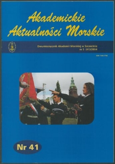 Akademickie Aktualności Morskie : Dwumiesięcznik Akademii Morskiej w Szczecinie. 2004, nr 5 (41)