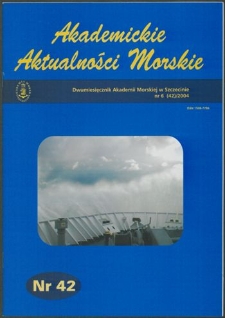 Akademickie Aktualności Morskie : Dwumiesięcznik Akademii Morskiej w Szczecinie. 2004, nr 6 (42)