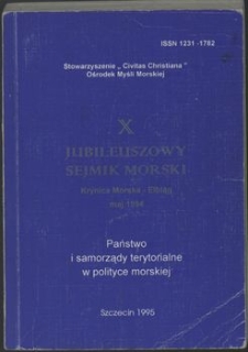 10. X Jubileuszowy Sejmik Morski, Krynica Morska - Elbląg maj 1994