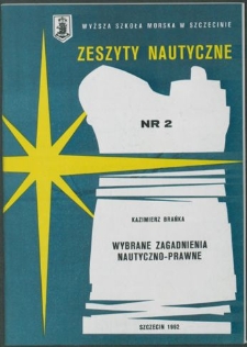 Wybrane zagadnienia nautyczno-prawne