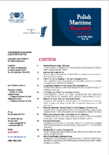 Polish Maritime Research. No 3 (119) 2023