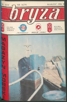 Bryza : magazyn morski. 1986, nr 3