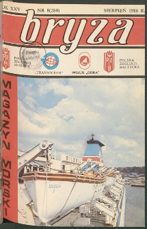 Bryza : magazyn morski. 1986, nr 8