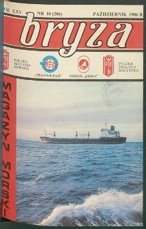 Bryza : magazyn morski. 1986, nr 10