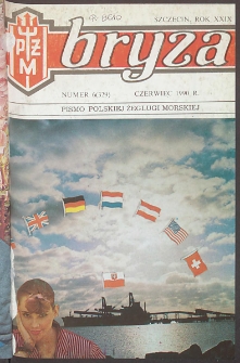 Bryza : pismo załogi Polskiej Żeglugi Morskiej. 1990, nr 6