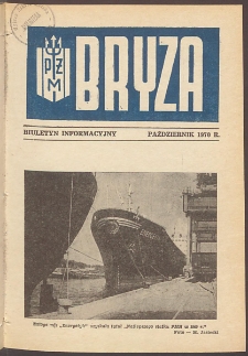 Bryza : biuletyn informacyjny Polskiej Żeglugi Morskiej. 1970, nr 10