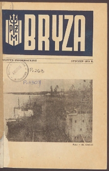 Bryza : biuletyn informacyjny Polskiej Żeglugi Morskiej. 1971, nr 1