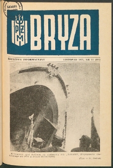 Bryza : biuletyn informacyjny Polskiej Żeglugi Morskiej. 1971, nr 11