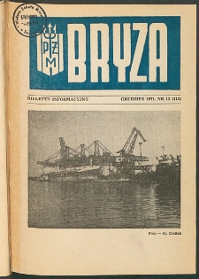 Bryza : biuletyn informacyjny Polskiej Żeglugi Morskiej. 1971, nr 12