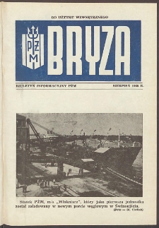 Bryza : biuletyn informacyjny Polskiej Żeglugi Morskiej. 1968, nr 8