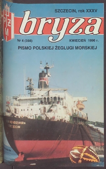 Bryza : pismo załogi Polskiej Żeglugi Morskiej, 1996, nr 4