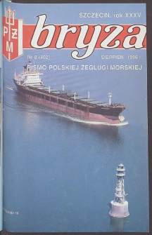 Bryza : pismo załogi Polskiej Żeglugi Morskiej, 1996, nr 8