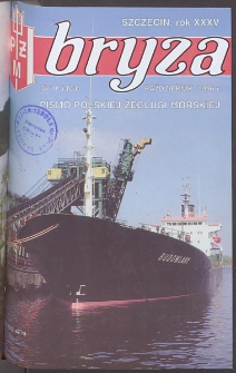Bryza : pismo załogi Polskiej Żeglugi Morskiej, 1996, nr 10
