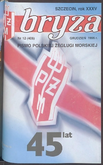 Bryza : pismo załogi Polskiej Żeglugi Morskiej, 1996, nr 12