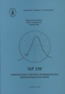 NP 159 : uproszczona metoda harmoniczna przepowiedni pływów