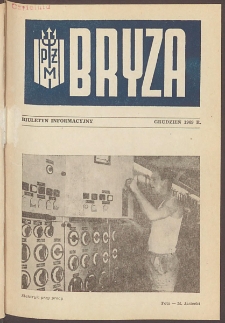 Bryza : biuletyn informacyjny Polskiej Żeglugi Morskiej. 1969, nr 12