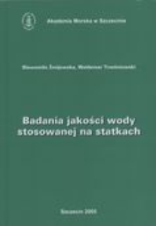 Badania jakości wody stosowanej na statkach