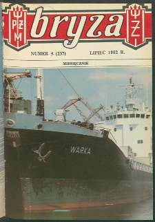 Bryza : biuletyn informacyjny Polskiej Żeglugi Morskiej. 1982, nr 5