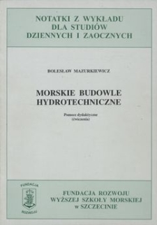 Morskie budowle hydrotechniczne : pomoce dydaktyczne (ćwiczenia)