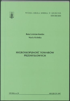 Higroskopijność towarów przemysłowych