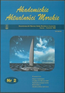 Akademickie Aktualności Morskie : Dwumiesięcznik Wyższej Szkoły Morskiej w Szczecinie. 1998, nr 2 marzec - kwiecień