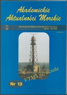 Akademickie Aktualności Morskie : Dwumiesięcznik Wyższej Szkoły Morskiej w Szczecinie. 2000, nr 13 styczeń - luty