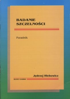 Badanie szczelności : poradnik